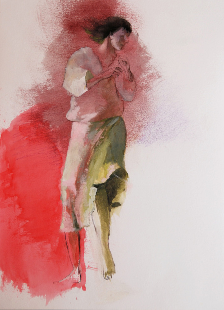 Technique mixte sur papier — Bernadette Beauwin